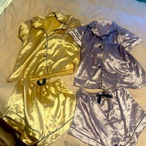 2 pairs sold together! Silky sexy comfy women’s lounge wear/pajamas
